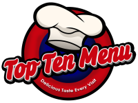 Top Ten Menu Official Logo With Tagline